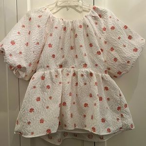 Endless Rose Puff Sleeve top XS NWT